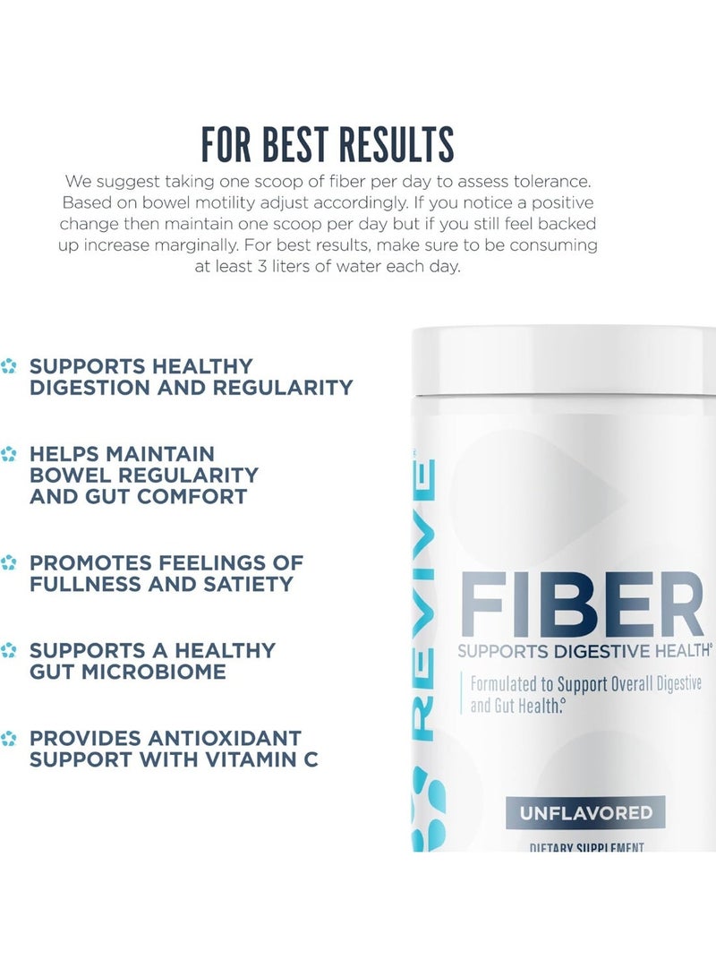 ريفايف ألياف ريفايف إم دي - صحة الجهاز الهضمي، ألياف، قشر سيلليوم، دقيق الشوفان - 30 حصة (بدون نكهة) - Image 5