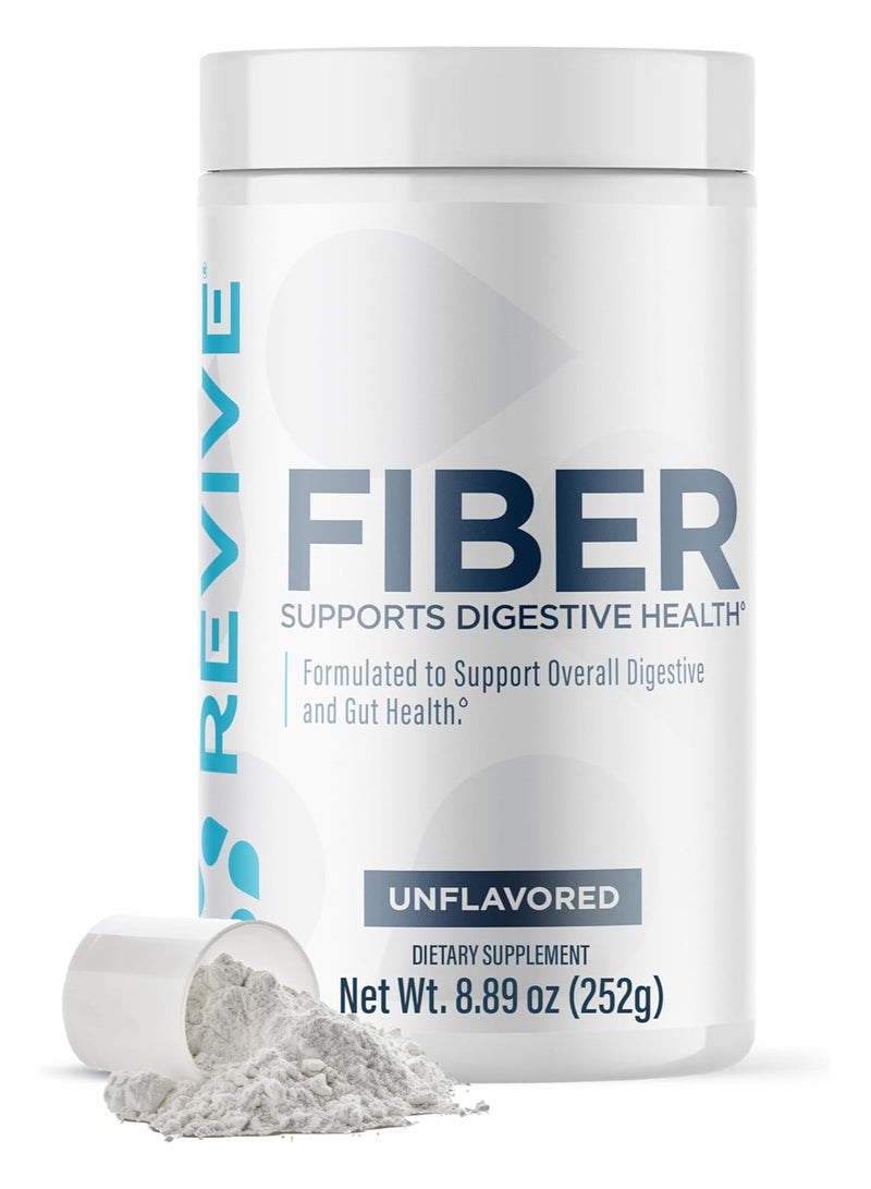 ريفايف ألياف ريفايف إم دي - صحة الجهاز الهضمي، ألياف، قشر سيلليوم، دقيق الشوفان - 30 حصة (بدون نكهة) - Image 1