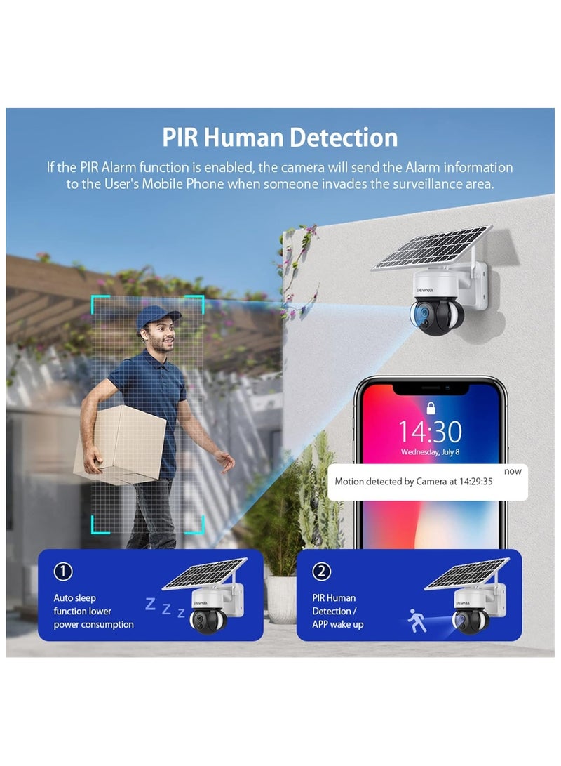 Solar Camera Solar Camera 4G SIM Outdoor Wireless CCTV - Image 5