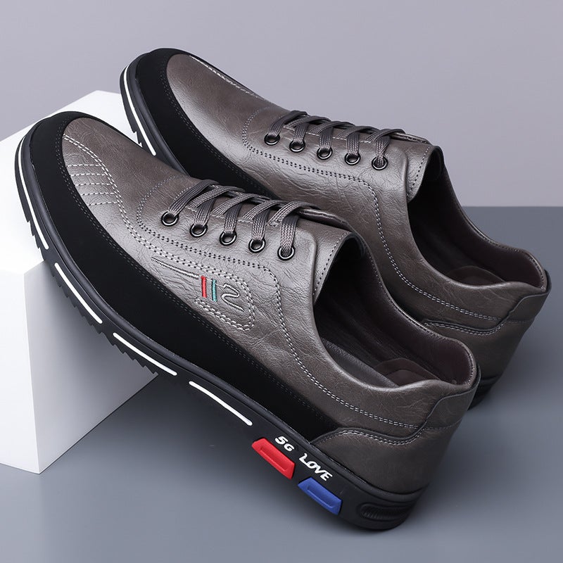 Large Size Men'S Four-Season Casual Leather Shoes, Breathable And Versatile, Trendy Outdoor Casual Shoes, Handmade Men'S Leather Shoes - Image 5