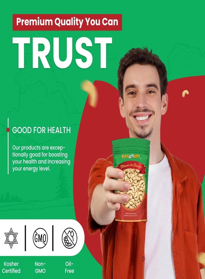 We Got Nuts Raw Whole Unsalted Cashews – 5 lbs.- Premium Quality Kosher Raw Cashews By We Got Nuts – Oil-Free Natural, Healthy & Diet-Friendly Snack – Gourmet Savory Flavor – Air-Tight Resealable Bag Package - Image 5