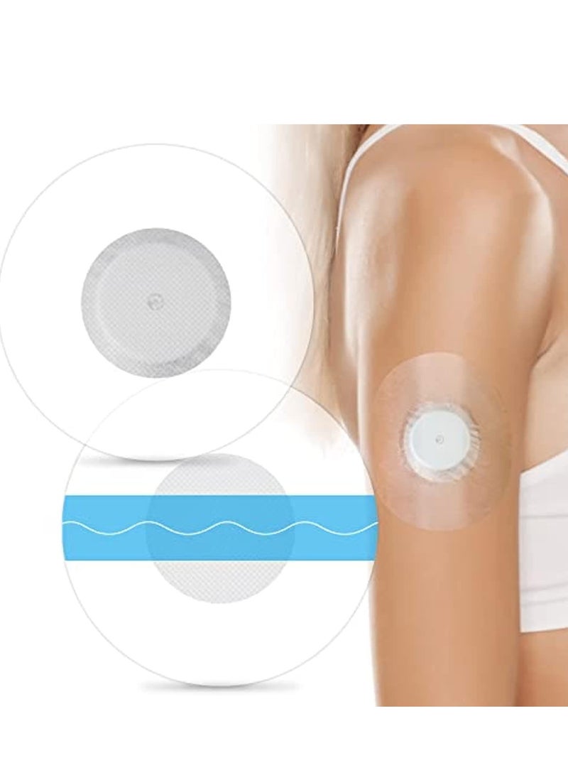 Generic 24 Pack Sensor Covers Compatible with Freestyle Libre 1/2/3,Waterproof CGM Sensor Patches, Glucose Monitor Protector Long Lasting Without Hole  - Image 1