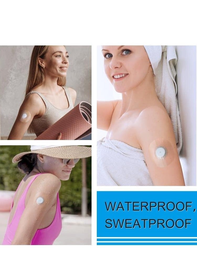 Generic 24 Pack Sensor Covers Compatible with Freestyle Libre 1/2/3,Waterproof CGM Sensor Patches, Glucose Monitor Protector Long Lasting Without Hole  - Image 5