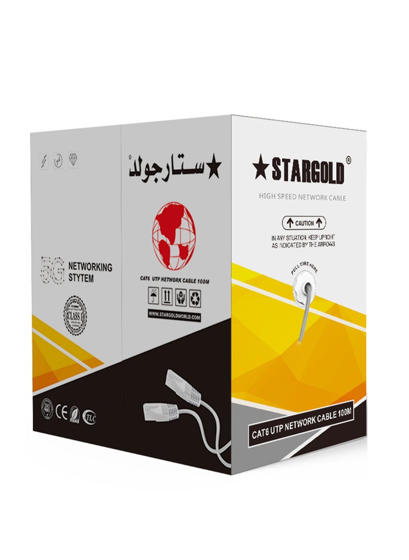 Stargold - Cat-6 Ethernet Networking LAN Cable 305 Meters Blue - Image 1