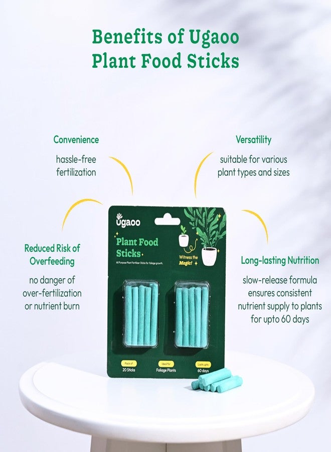 UGAOO Plant Food Sticks For All Home Garden Indoor & Outdoor Plants - Pack Of 20 - Image 2