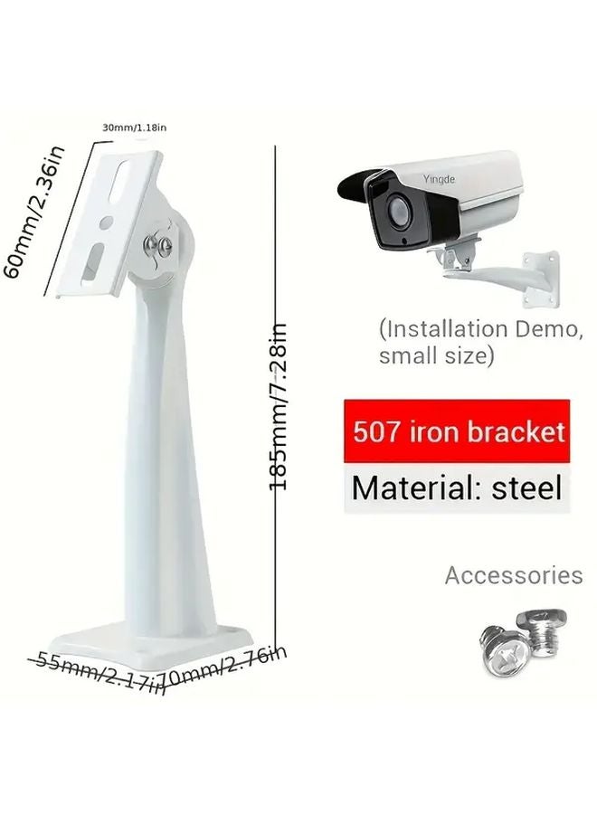 حامل كاميرا مراقبة ثقيل من الصلب Steel Duckbill لتثبيت كاميرات PTZ والقبة والرصاصة على الحائط - قطعة واحدة - Image 4