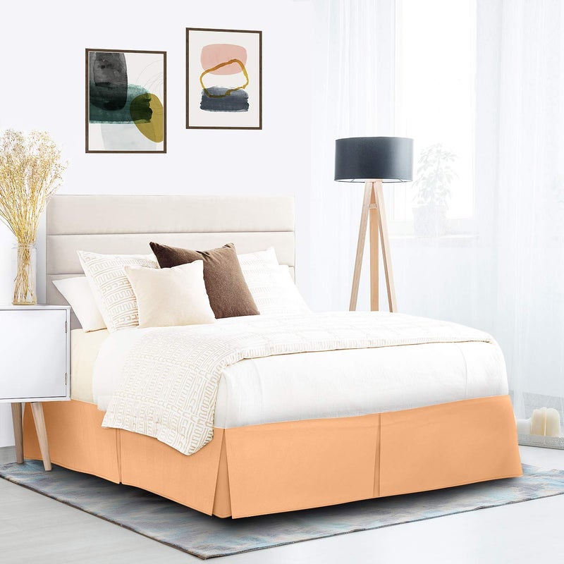 Nestl Nestl Hunter Green Bed Skirt King Size - King Bed Skirt 14 Inch Drop - Brushed Microfiber Bed Skirts - Hotel Quality Pleated Bed Skirt - Shrinkage & Fade Resistant 