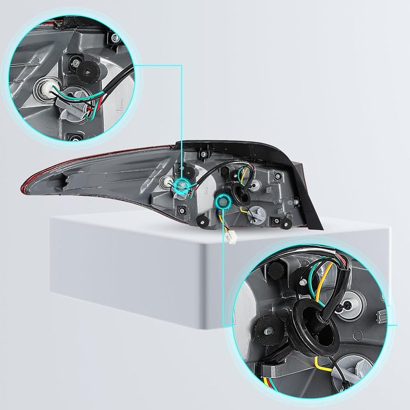 Right Passenger Side Tail Light Assembly For 2011 2012 2013 Hyundai Elantra - Image 4