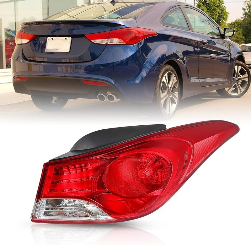 Right Passenger Side Tail Light Assembly For 2011 2012 2013 Hyundai Elantra - Image 2
