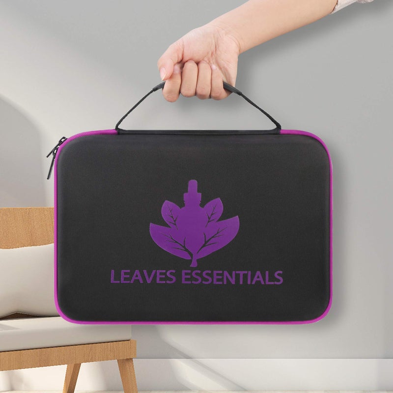 Canboc Essential Oil Storage Holder Organizer Carrying Case, Essential Oils Box Holds 70 Bottles 5ml 10ml 15ml 20ml Bottle for doTerra, Young Living Oils, Essential Oil Bag with Labels & Bottle Opener - Image 4