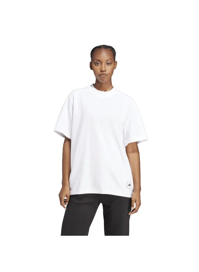 Adidas Asmc Logo Tee White Training T-Shirts For Women 2Xs