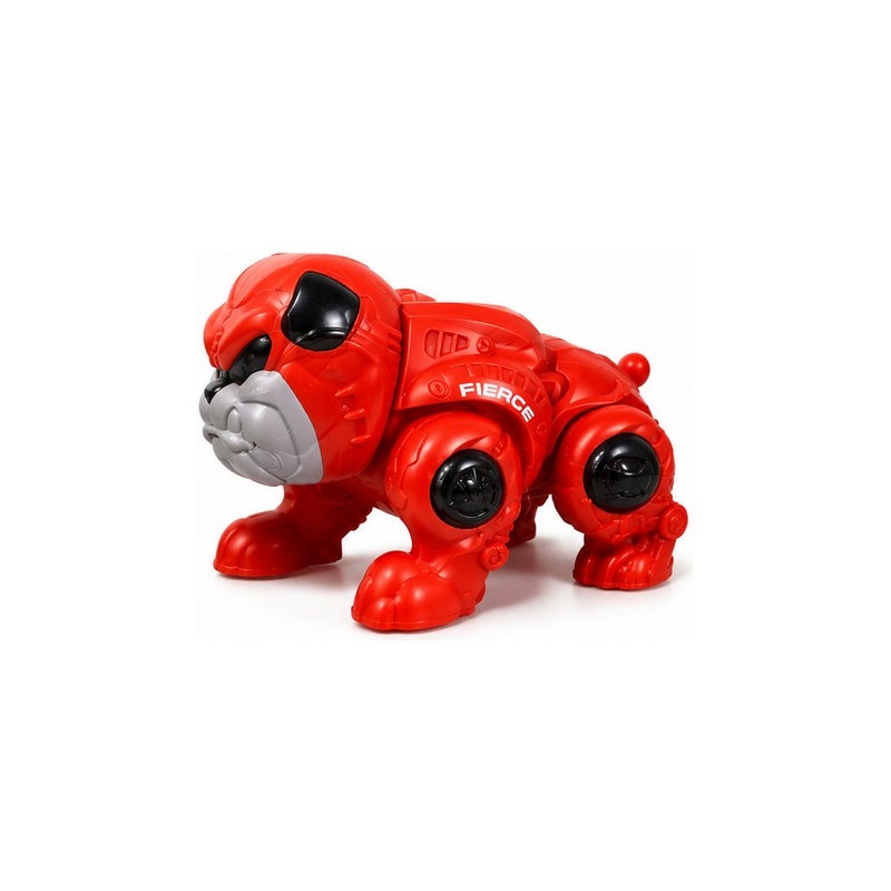 Playtime Pick | Electric Mechanical Bully Pitbull Robot Dog Toy for Ages 3 and Up, Red - Image 1