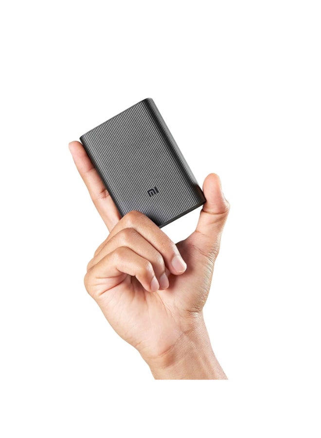 Xiaomi Renewed - MI 10000mAh Pocket Pro Power Bank Black - Image 2