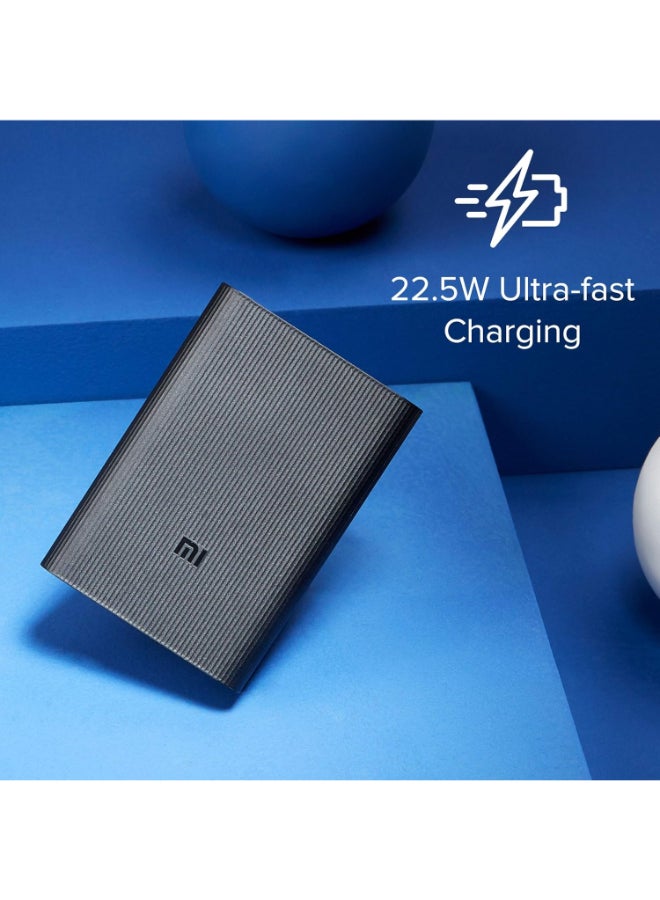 Xiaomi Renewed - MI 10000mAh Pocket Pro Power Bank Black - Image 3