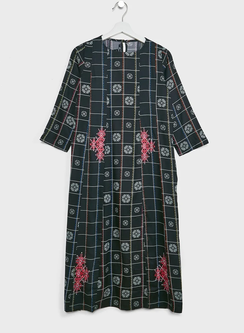 Nishat Linen Kids Printed Jalabiya