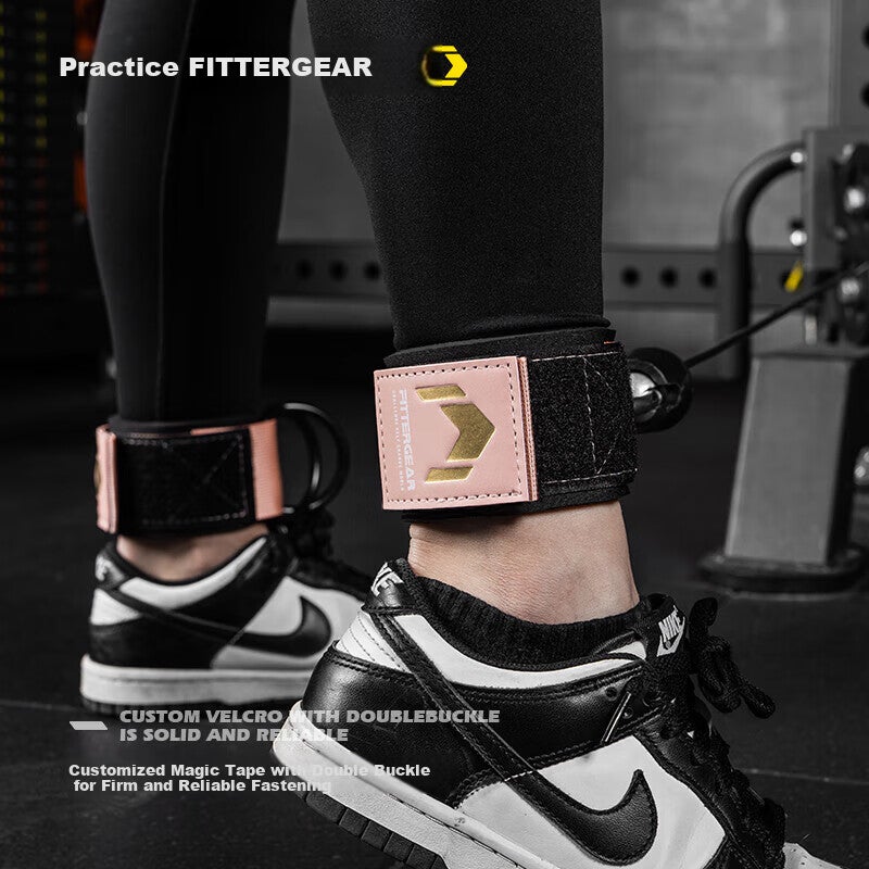 JD Jing Zao FITTER GEAR Fitness Equipment, Gantry Frame, Ankle Locks, Glute Rope, Back Kick Auxiliary Leg Strength Training, Resistance Band Set - Image 2