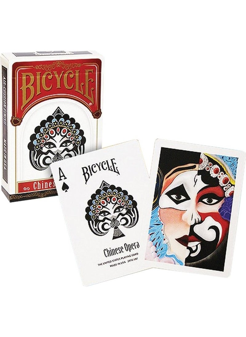 Bicycle - Chinese Opera Premium Collectible Card Playing Card - Image 1