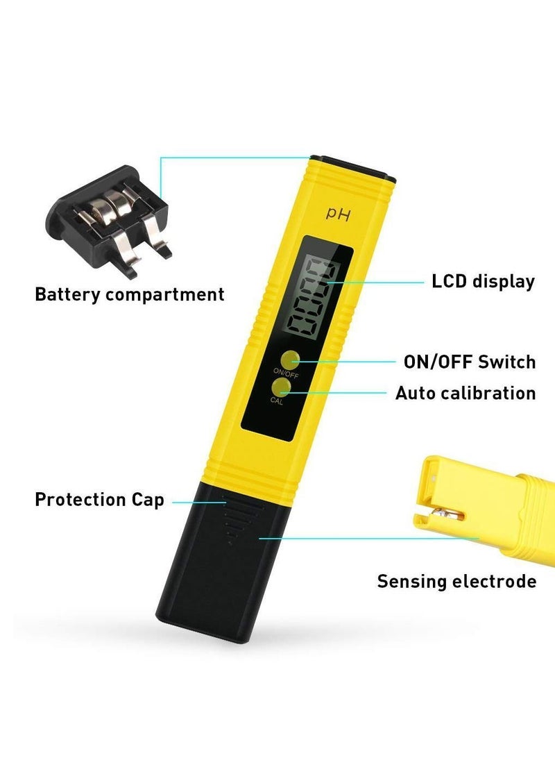 Digital LCD PH Meter Water Hydroponics Pocket Pen Tester Aquarium Pond Pool Test Swimming Measurement - Image 4