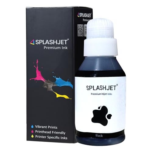 Splashjet GI71 Compatible Refill Ink for CN Pixma G1020, G2020, G2021, G2060, G3020, G3021, G3060, G2730, G2770, G3730, G3770, G4770 Printer Ink - (Pgbk x 135gm) Black Ink Bottle - 501799 - Image 1