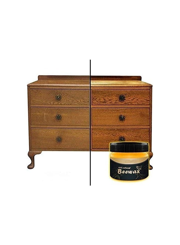 BeeWax Wood Seasoning Beewax, Natural Beewax Traditional Beeswax Furniture Polish Multipurpose Beeswax Polish for Wood Cleaner and Polish Furniture Care 3*85 g - Image 3