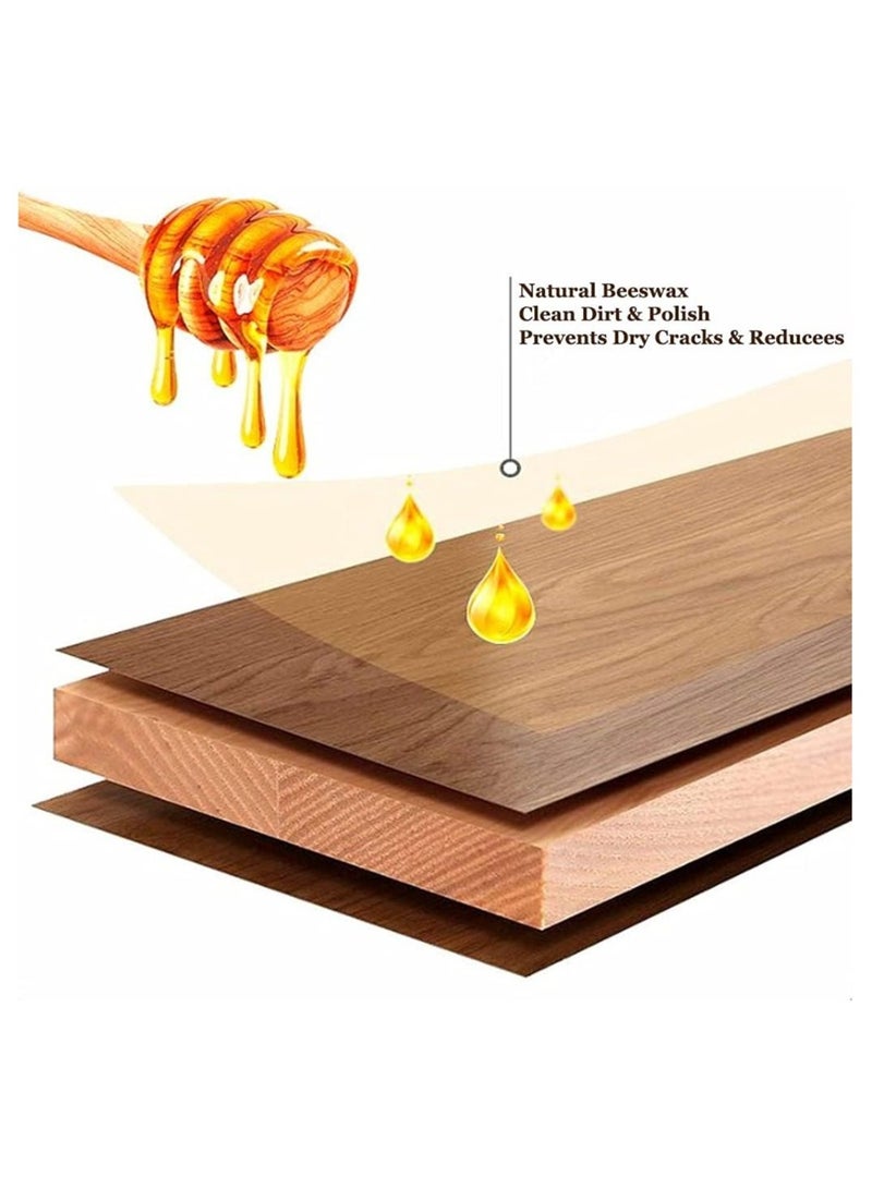 BeeWax Wood Seasoning Beewax, Natural Beewax Traditional Beeswax Furniture Polish Multipurpose Beeswax Polish for Wood Cleaner and Polish Furniture Care 3*85 g - Image 5