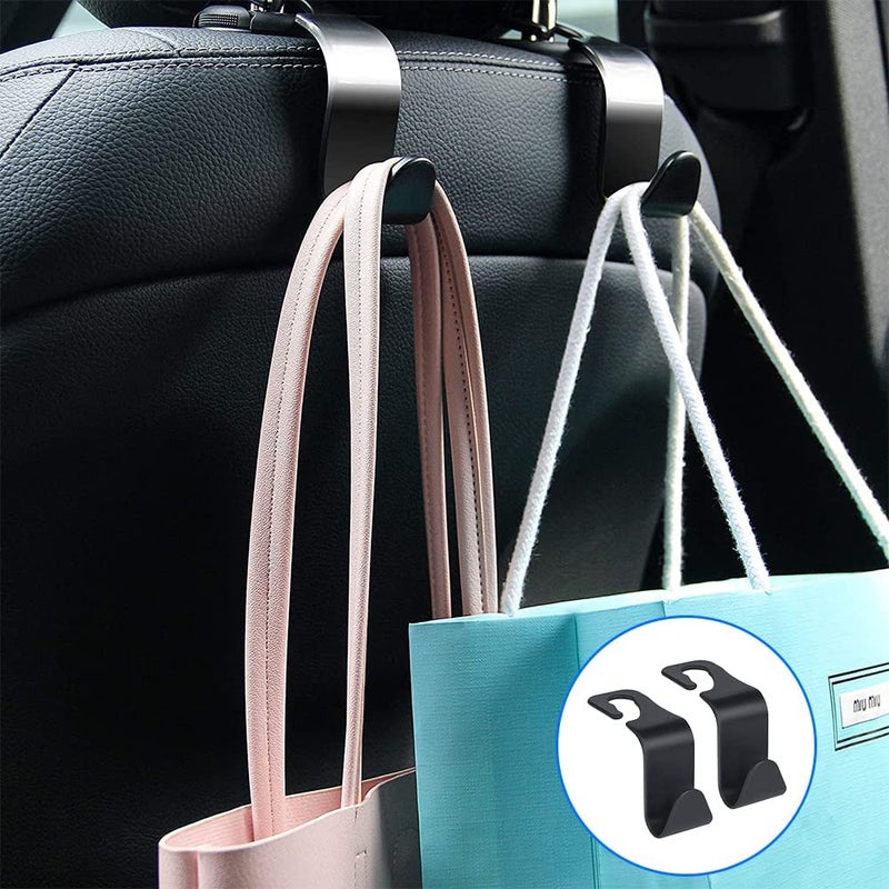 Tulsondai Car Trash can, Mini Trunk Push Hanging Portable car Trash can with 2 Automatic Hooks and Disposable Trash Bags, Suitable for car, Home, Office - Image 5