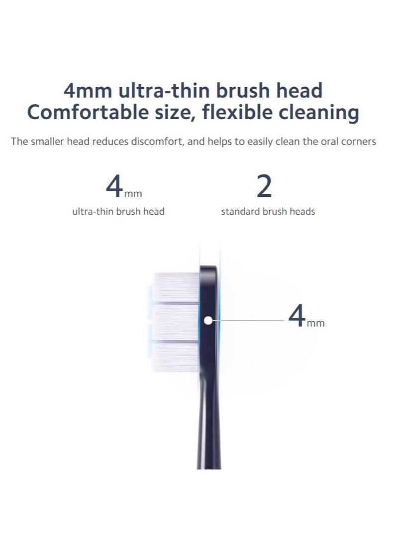 Xiaomi - Xiaomi Electric Toothbrush T700 | High-frequency vibration | 3 Brushing Modes App Control | Soft Bristles - DARK BLUE - Image 1