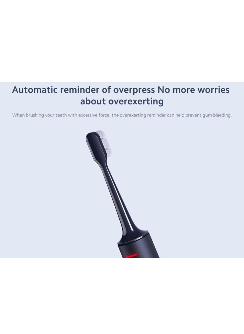 Xiaomi - Xiaomi Electric Toothbrush T700 | High-frequency vibration | 3 Brushing Modes App Control | Soft Bristles - DARK BLUE - Image 1