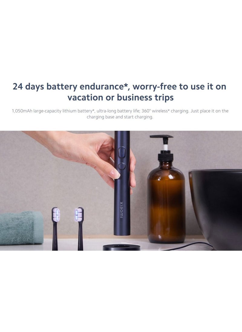 Xiaomi - Xiaomi Electric Toothbrush T700 | High-frequency vibration | 3 Brushing Modes App Control | Soft Bristles - DARK BLUE - Image 1