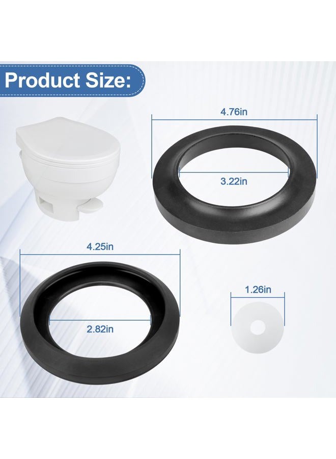 Ophjerg 34120 Waste Ball Seal for Thetford Style II & Style Plus Toilets, RV Toilet Seal Replace with Aqua-Magic Style II, Style Plus, Style Lite and Residence - Rv Toilets Part for Thetford Includes Gasket - Image 2