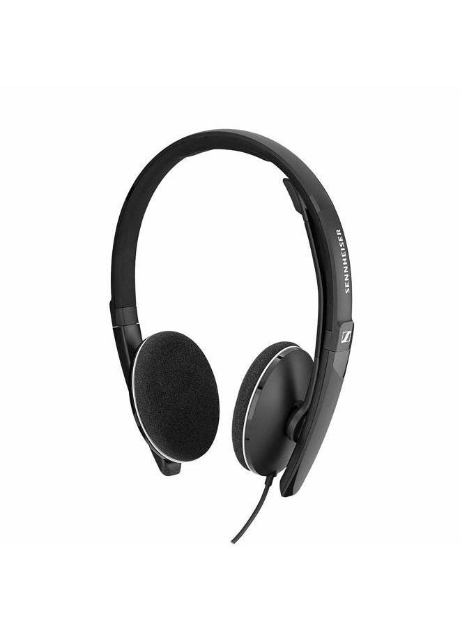 EPOS - Sennheiser PC 3.2 Chat - Lightweight Stereo Headset With Adjustable Noise-Cancelling Microphone - for Internet Telephony and E-Learners - PC Connectivity- Great for Gaming, Work, & Study,Black - Image 1