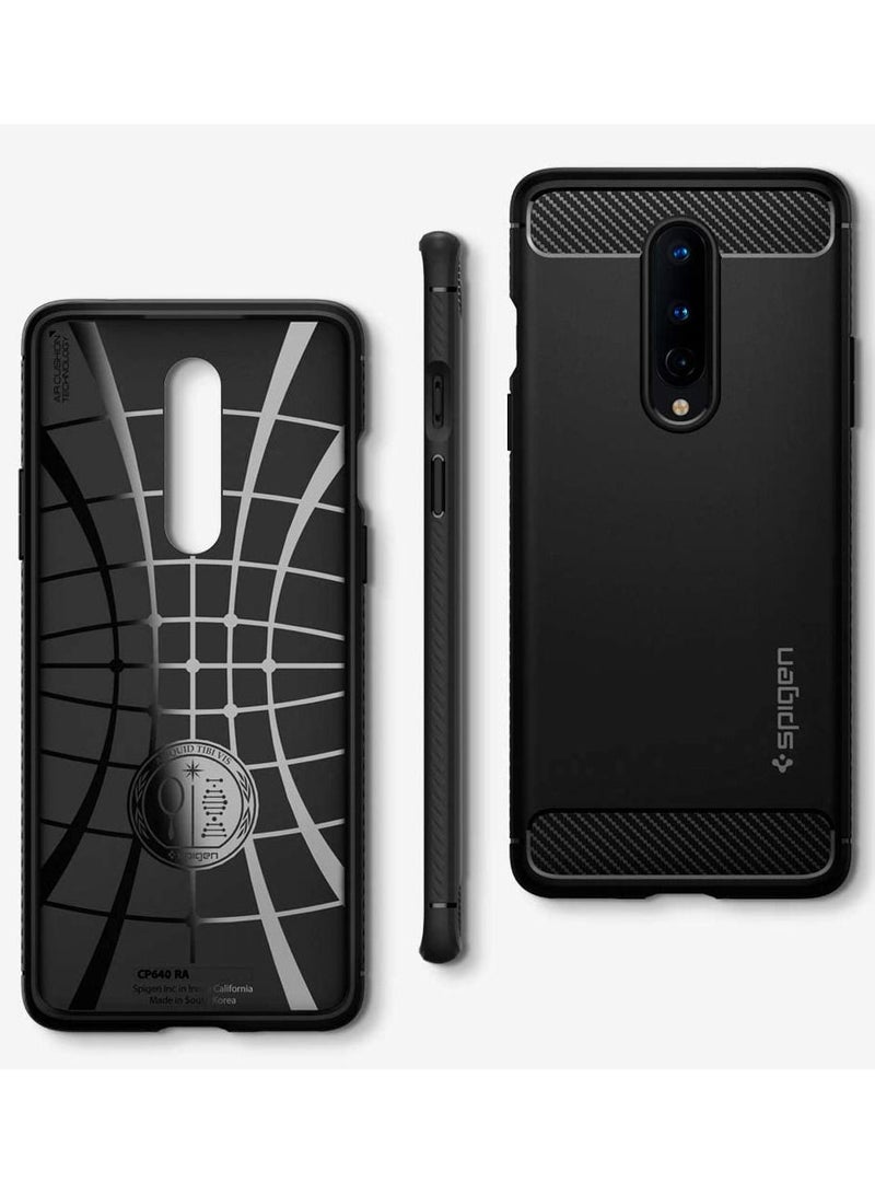 OnePlus 8 Case, Liquid Rugged Armor, TPU Cover, Matte Black