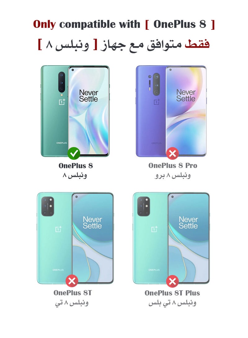 OnePlus 8 Case, Liquid Rugged Armor, TPU Cover, Matte Black