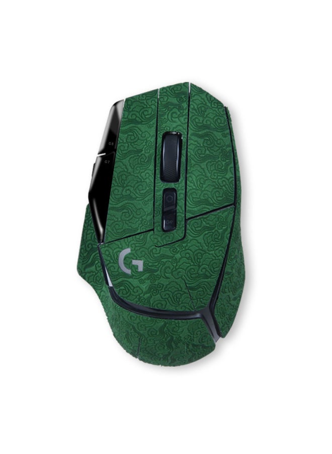 Generic - Suitable For Logitech G502X Wireless Gaming Mouse Sticker Non-slip Embossed Microfiber Leather Sweat-absorbent All-inclusive Film-Color:G502X-Arch Bridge Pattern-Deep Sea Blue - Image 1