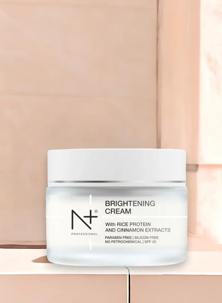 N+ Professional Brightening Cream, With Rice Protein and Cinnamon Extracts 50GM - Image 5