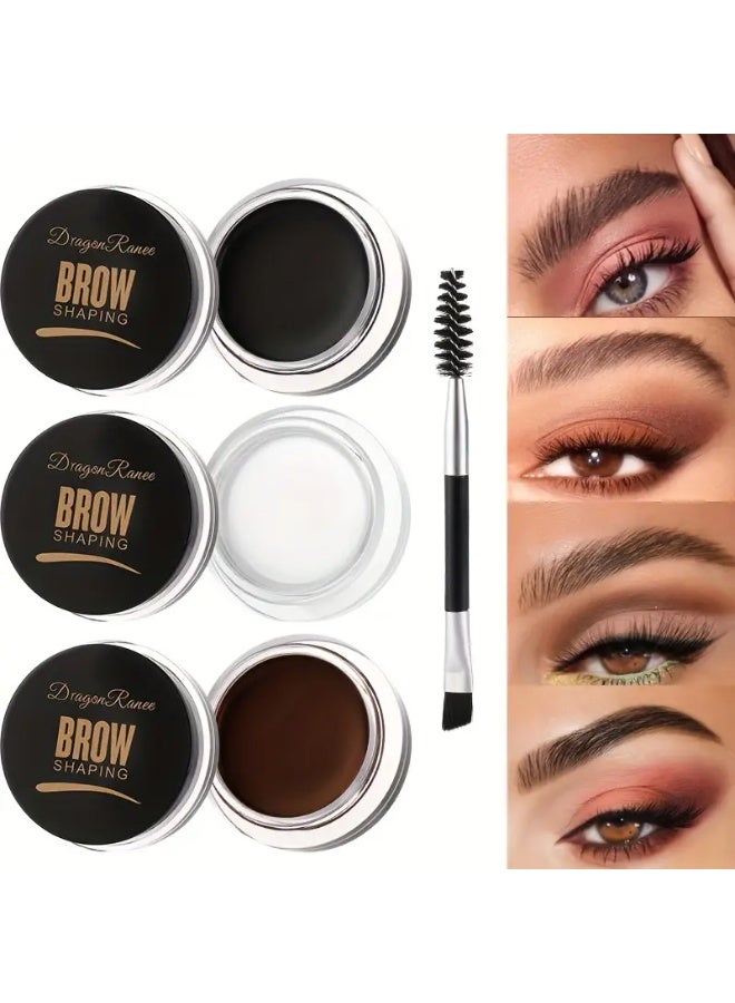 Dragon Ranee DragonRanee Brow Shaping Eyebrow Setting Gel - Long-Wearing, Waterproof, Sweat-Resistant Eyebrow Color Cream for All Skin Types, Natural Look, Easy Application, Non-Fading Eyebrow Gel - Image 5