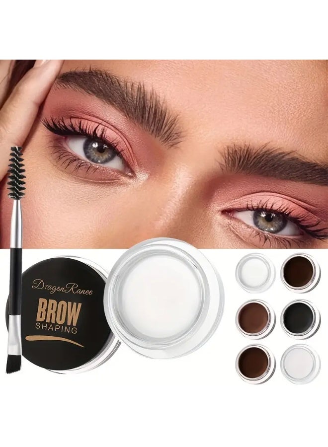 Dragon Ranee DragonRanee Brow Shaping Eyebrow Setting Gel - Long-Wearing, Waterproof, Sweat-Resistant Eyebrow Color Cream for All Skin Types, Natural Look, Easy Application, Non-Fading Eyebrow Gel - Image 4