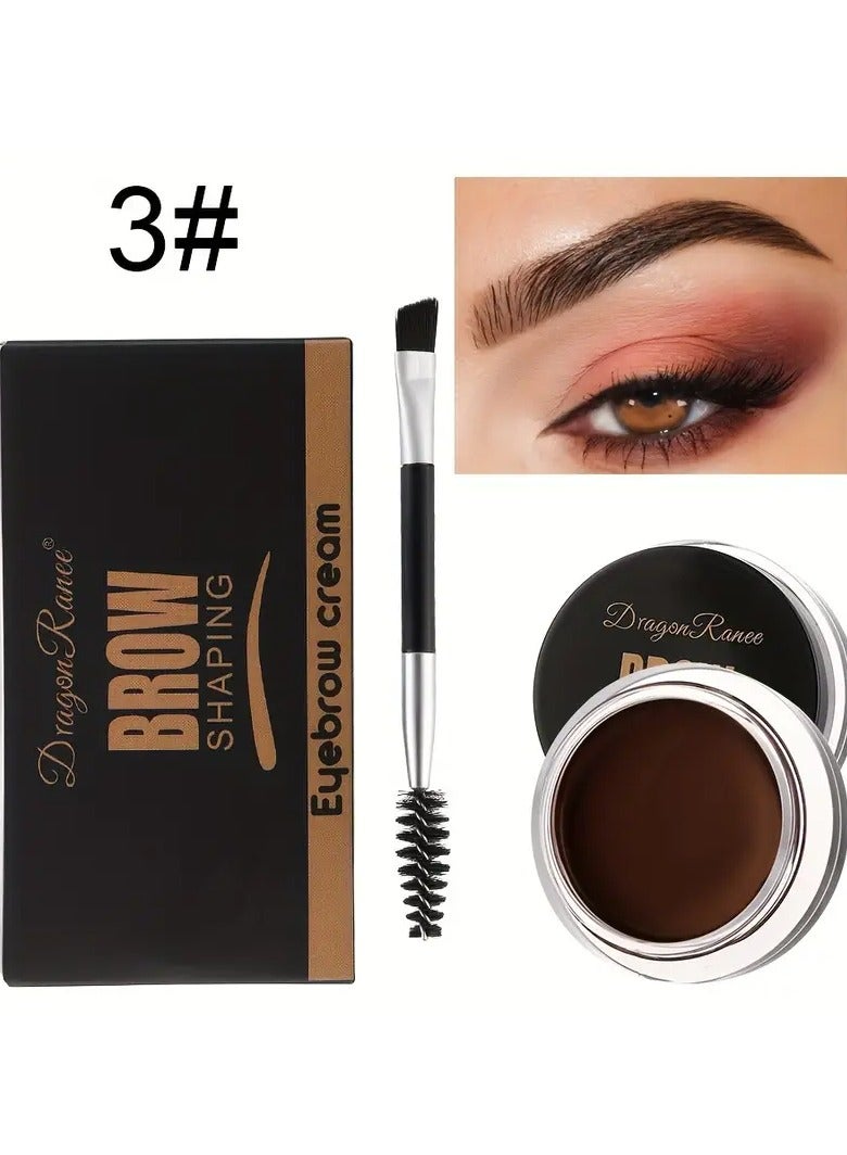 Dragon Ranee DragonRanee Brow Shaping Eyebrow Setting Gel - Long-Wearing, Waterproof, Sweat-Resistant Eyebrow Color Cream for All Skin Types, Natural Look, Easy Application, Non-Fading Eyebrow Gel - Image 1