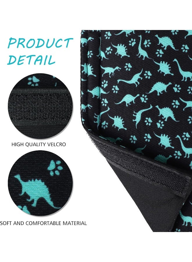 accmor وسائد كتف أحزمة مقاعد السيارة من أكمور للأطفال، أغطية حزام أمان ناعمة للأطفال، أغطية أحزمة مقاعد السيارة للفتيات والفتيان، نمط الديناصور - Image 2