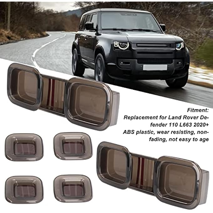 Keenso Car Tail Light Cover Abs Car Exterior Taillight Cover For Defender 110 L663 2020 And Up - Image 4