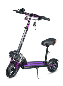 Crony CRONY V10 Pro Fast Speed Electric Scooter for Adults Kids, Off-Road All-Terrain E-Scooter with 1200W Motor & Aluminum Frame, 20-40KM/H Speed, 120KG Max Load, Desert-Ready Design-Purple  - Image 1