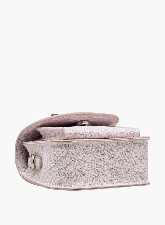 Flora Bella By Shoexpress Flora Bella Bow Accent Crossbody Bag with Detachable Strap Ramadan Collection