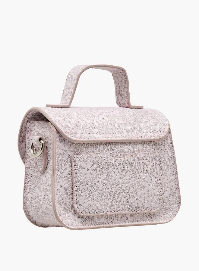 Flora Bella By Shoexpress Flora Bella Bow Accent Crossbody Bag with Detachable Strap Ramadan Collection