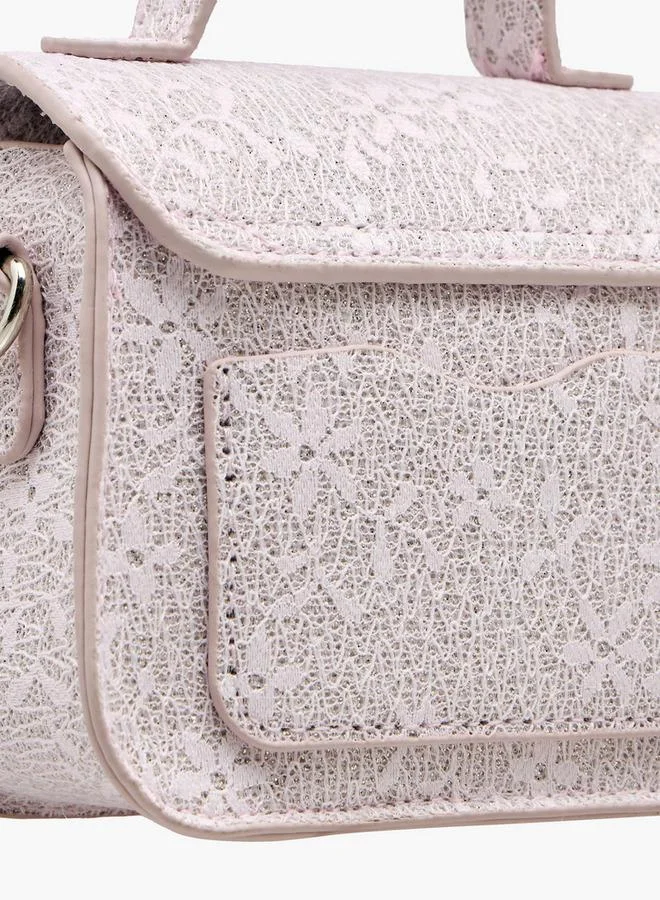 Flora Bella By Shoexpress Flora Bella Bow Accent Crossbody Bag with Detachable Strap Ramadan Collection