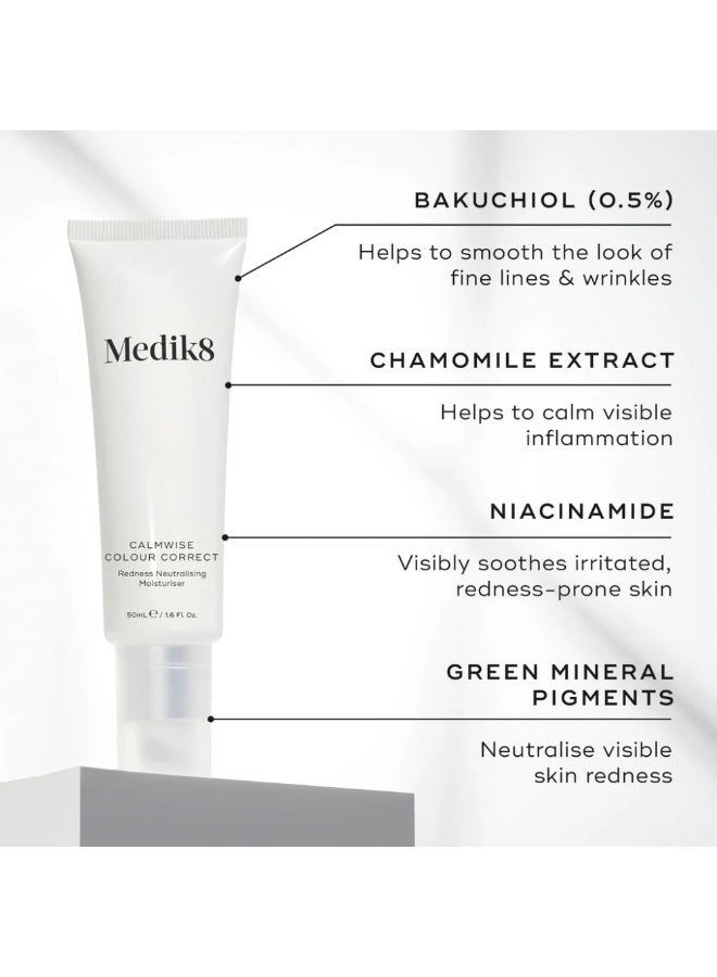 Medik8 Calmwise Colour Correct Redness Neutralizing Moisturiser 50ml - Image 2