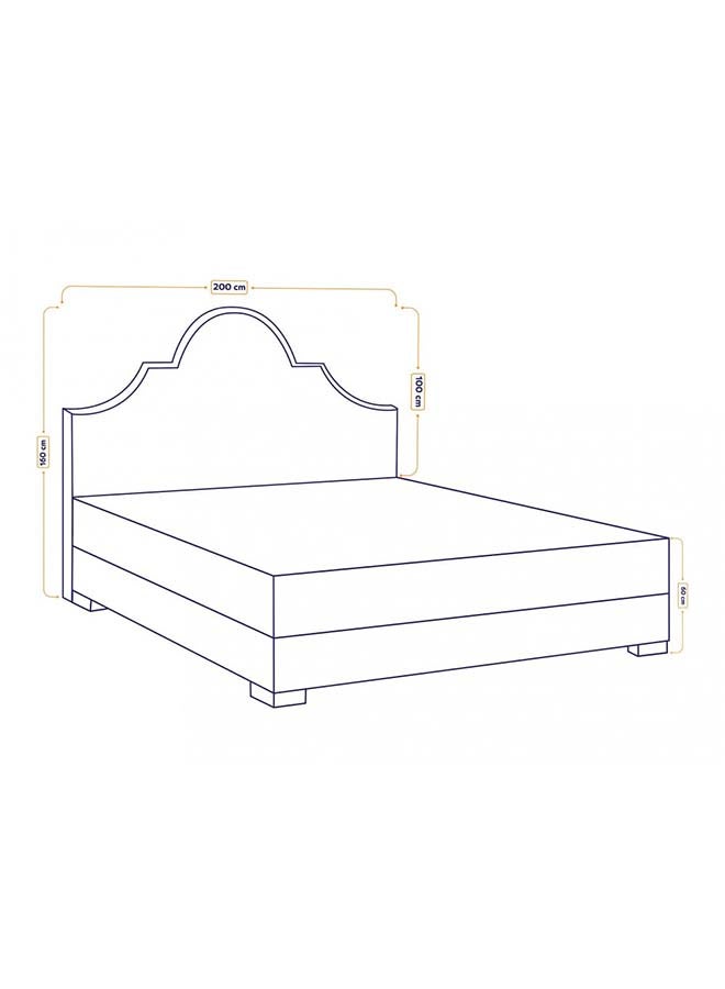 House One H112 | Velvet headboard - Brown  - Image 3