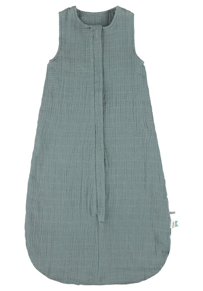 Trixie Muslin Sleeping Bag for Summer - 70cm - Bliss Petrol - Image 1