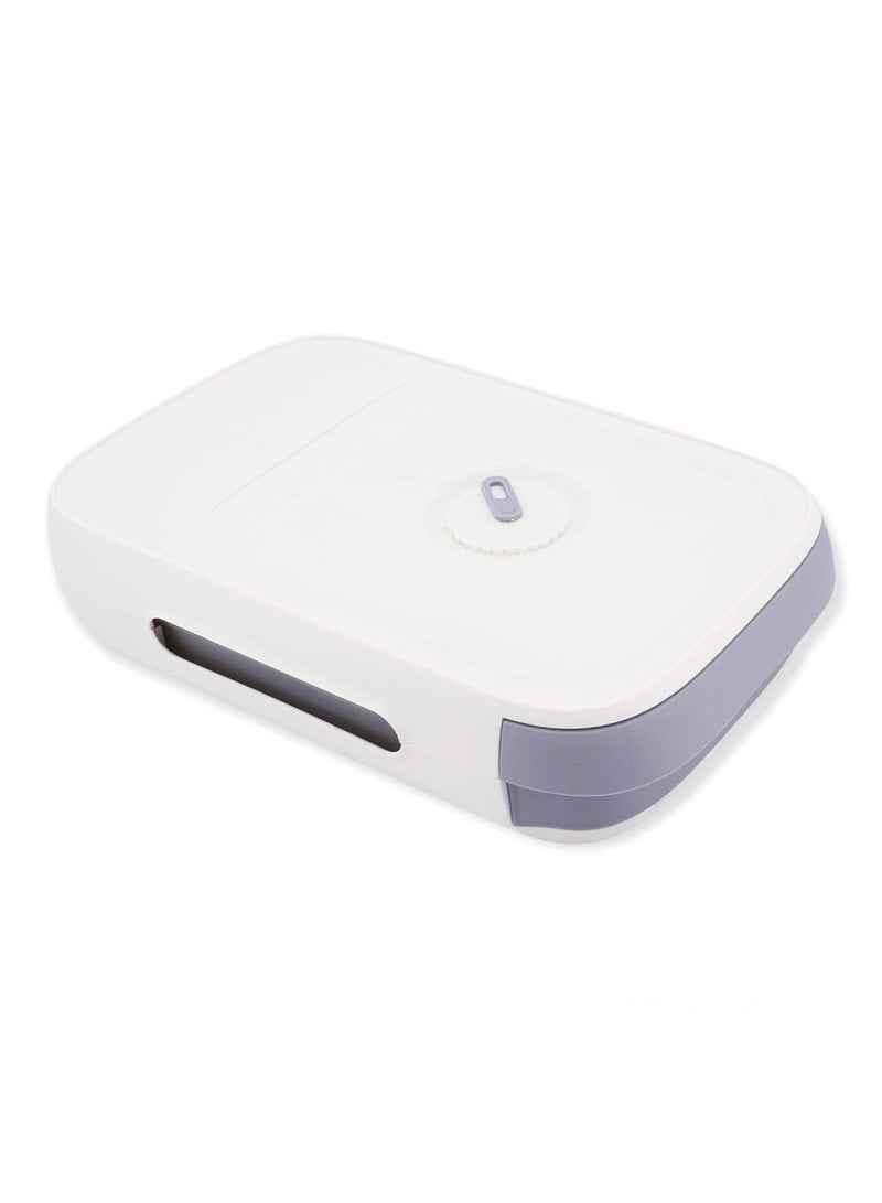 CLICKMART Egg Storage Box for Refrigerator White - Image 2