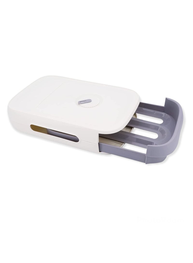 CLICKMART Egg Storage Box for Refrigerator White - Image 4