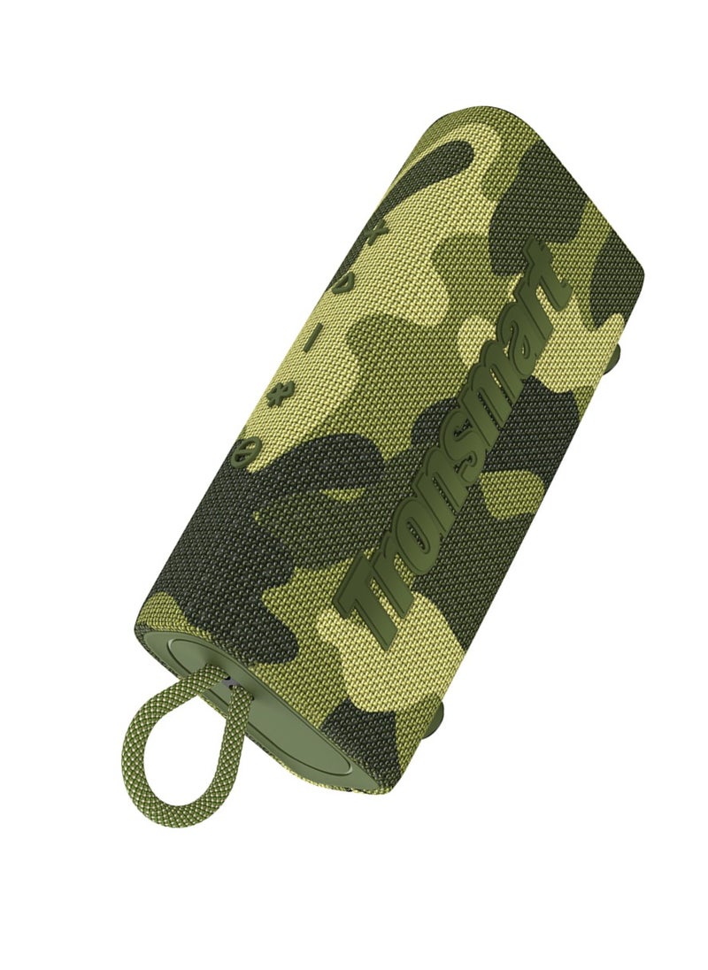 Tronsmart - Tronsmart Trip Portable Bluetooth 5.3 Speaker, Wireless Speaker with 10W Output, IPX7 Waterproof, 20H Playtime, Built-in Mic Camouflage colour - Image 1